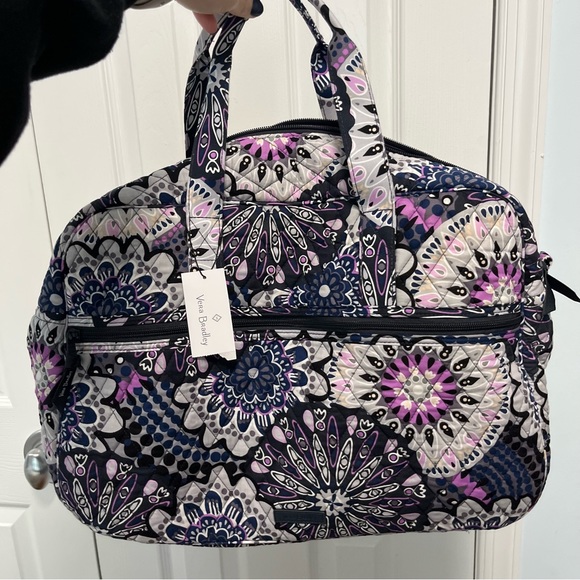 Vera Bradley Handbags - Vera Bradley Medium Travel Duffel Bag in Cotton Mimosa Medallion Pattern